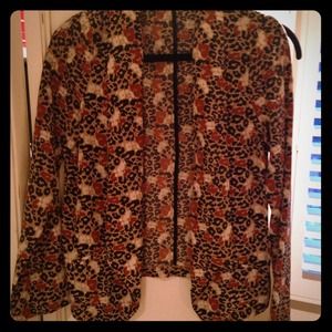Leopard blazer