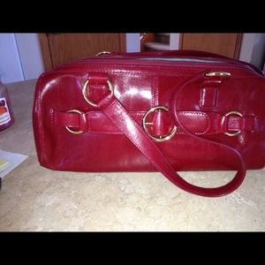 Red Hobo handbag.