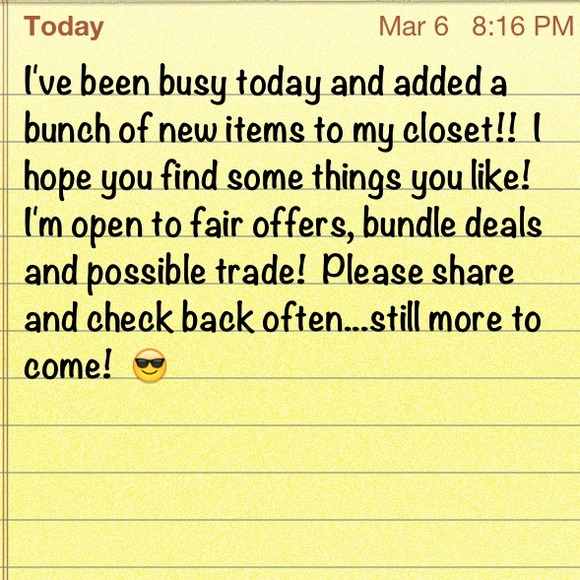 Clothes! Shoes! Jewelry!