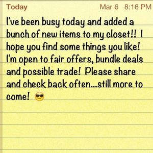 Clothes! Shoes! Jewelry!