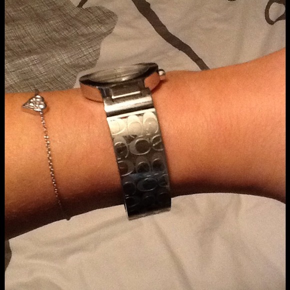 Authentic Signature Coach Bangle Watch -Silver - Picture 2 of 3