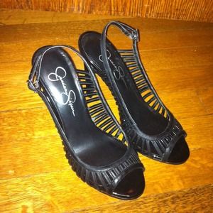 Jessica Simpson Black Heels