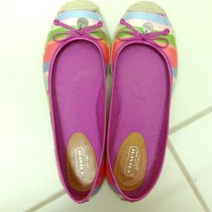 Multicolored Coach Shoes