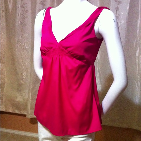 Hot pink blouse