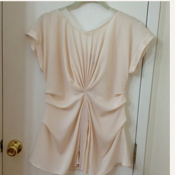 **Bundle Reserved**MM Couture Beige Blouse/Sweater