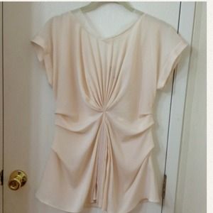 **Bundle Reserved**MM Couture Beige Blouse/Sweater