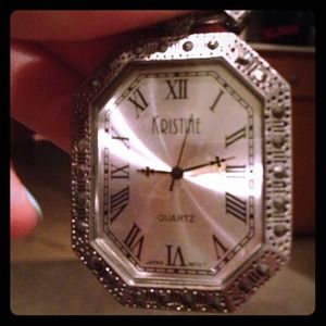 Watch Necklace Pendant