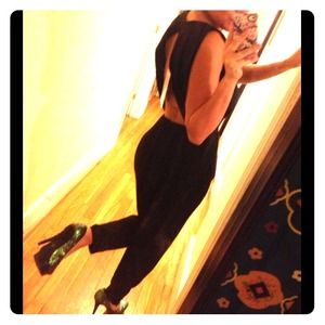 MALOOM open back jumper with draping