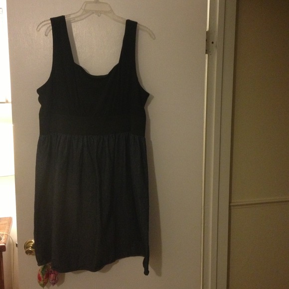 Black and Denim Dress