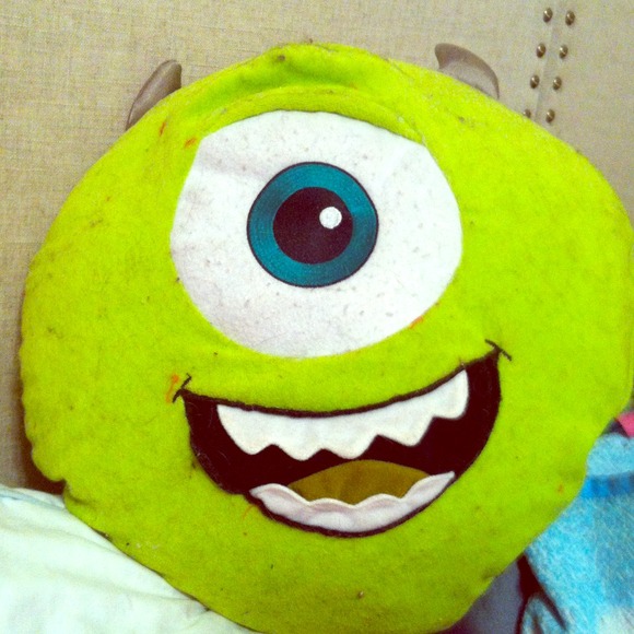 Mike from monsters inc throw pillow for bed