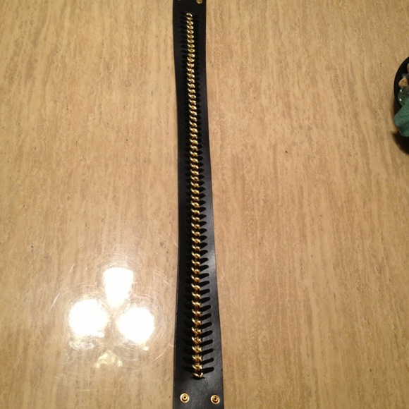 Gold and black belt