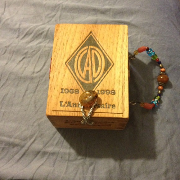 One of a kind Cigarbox Purse