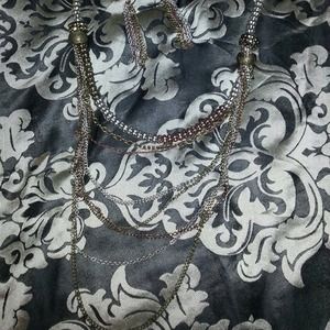 Necklace and earrings