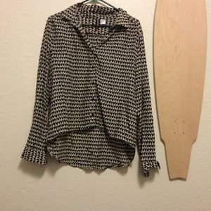 H&M Divided bunny print button down