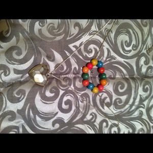 Child's necklace and bracelet