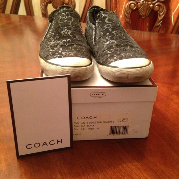 🚫SOLD🚫Coach tennis shoes for ladies