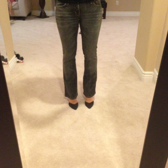 Citizens of humanity black wash bootcut jeans