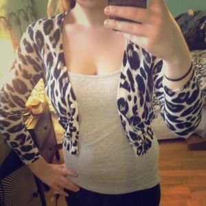 Cheetah print sweater