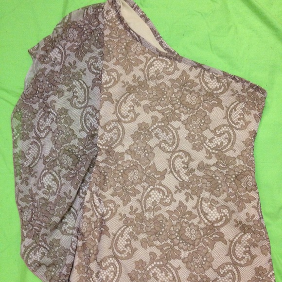 One shoulder Dressy top - Picture 2 of 2