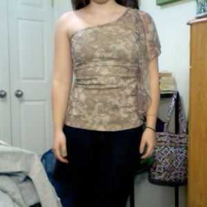 One shoulder Dressy top