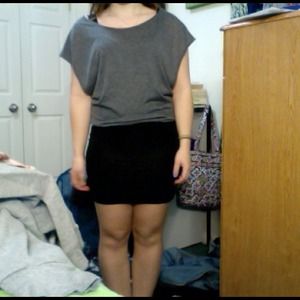 Illusion connected top and skirt