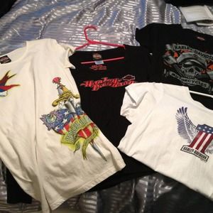 Bundle Official Harley Davidson tees