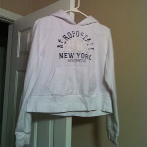 White Aeropostale hoodie