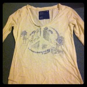 Peace sign long sleeve from AE