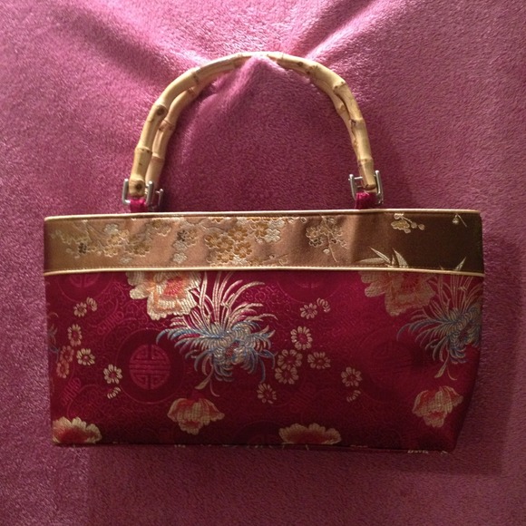 Silk Japanese Kimono Satchel