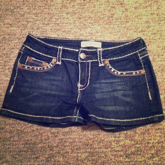 Denim shorts