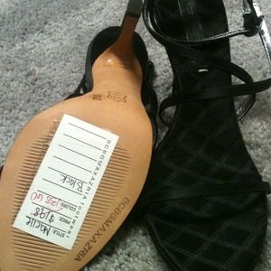 REDUCED-BGBG Max Azria Black Strappy Heels