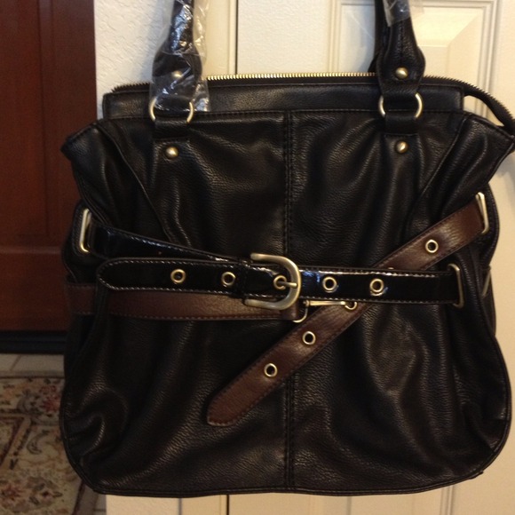Black handbag