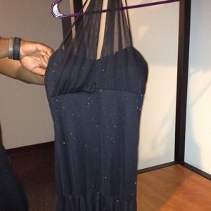Black dress with glitter!