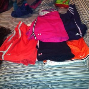 Bundle 5 shorts under armour and Nike and adidas