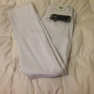 White skinny jeans brand new size 3