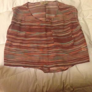 New striped shirt size large