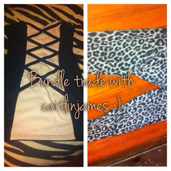 Cute dress and leopard leggings :)