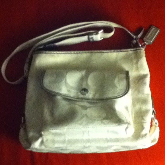 Coach white purse (Reduced!)