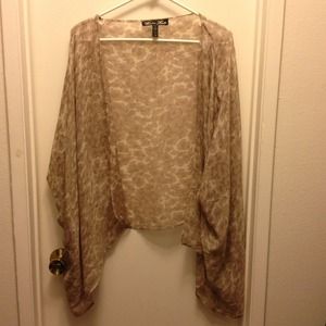 Winter Kate kimono sleeve cape
