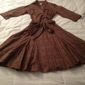 REDUCED New without tag  Brown Cabi dress