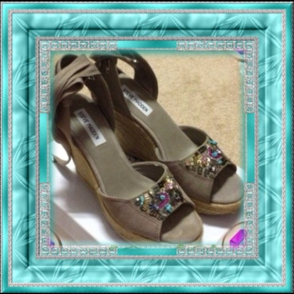 Steve Madden Shoes - Steve Madden, Ankle Wrap Wedge Sandal "Chryslis"