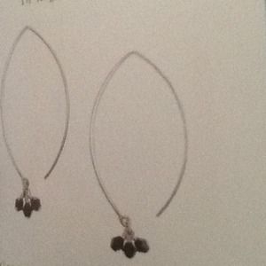 Obsidian, SS earrings