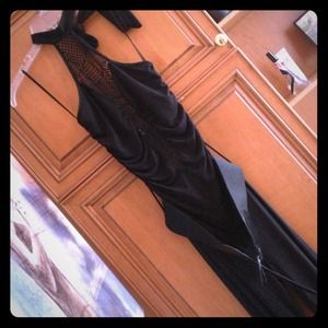 Chic black stylish and sexy rmper