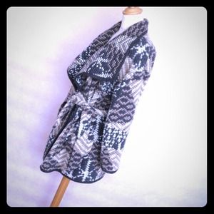 UK designer JOHN ROCHA sweater coat cardigan S