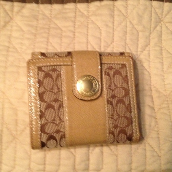 Coach brown wallet