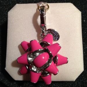 Authentic Juicy Couture Pink Bow Charm