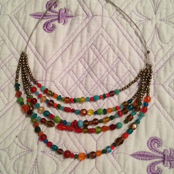 Colorful beaded necklace