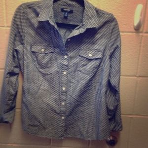 Polka Dot Button Down Shirt