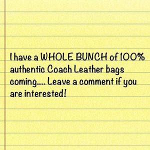 Coach bags
