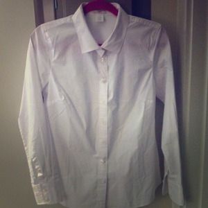 J Crew Haberdashery dress shirt in white-S